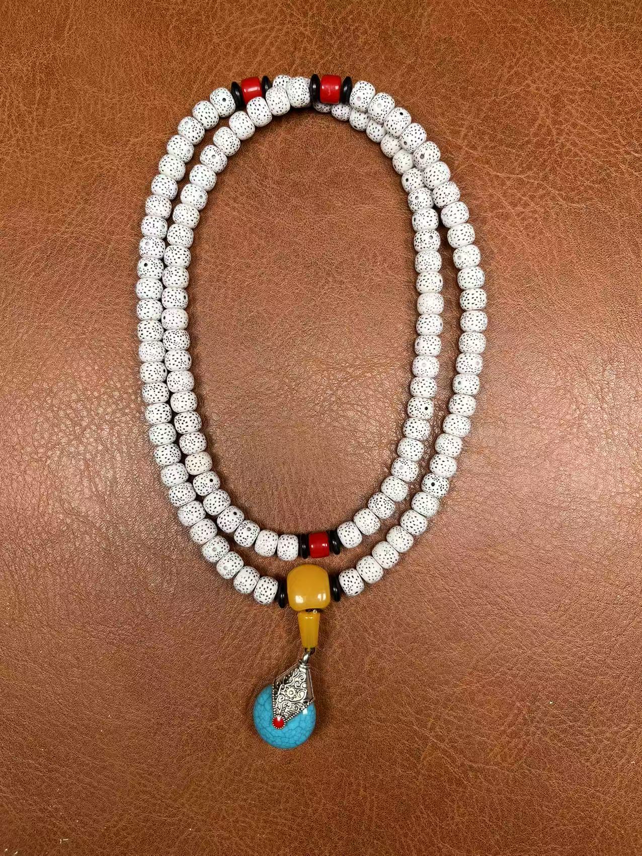 星月菩提蓝吊坠108*0.9  284 （无礼盒）