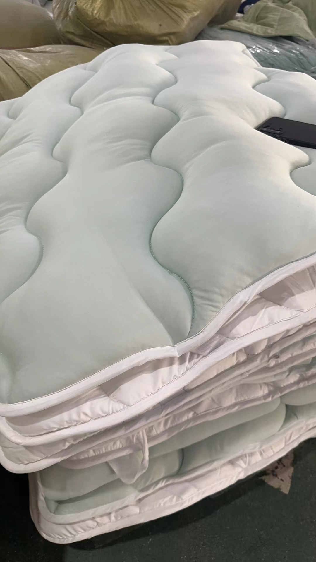 薄荷绿单人被芯被子约80*200沙发垫