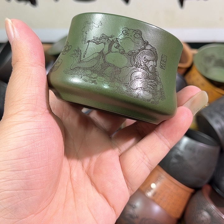 茶杯紫砂全手工紫砂主人杯