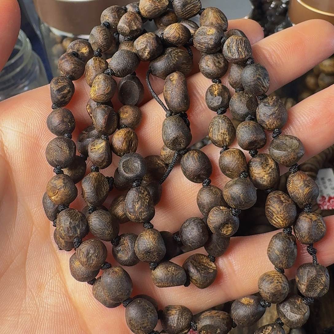 沉香手串酷**仔沉水树丁19.7