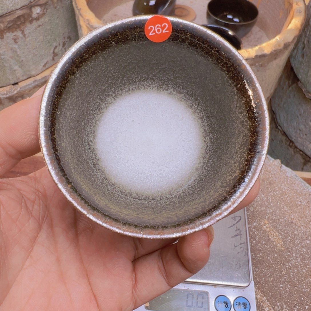 茶盏262 建窑建盏青钰龙窑