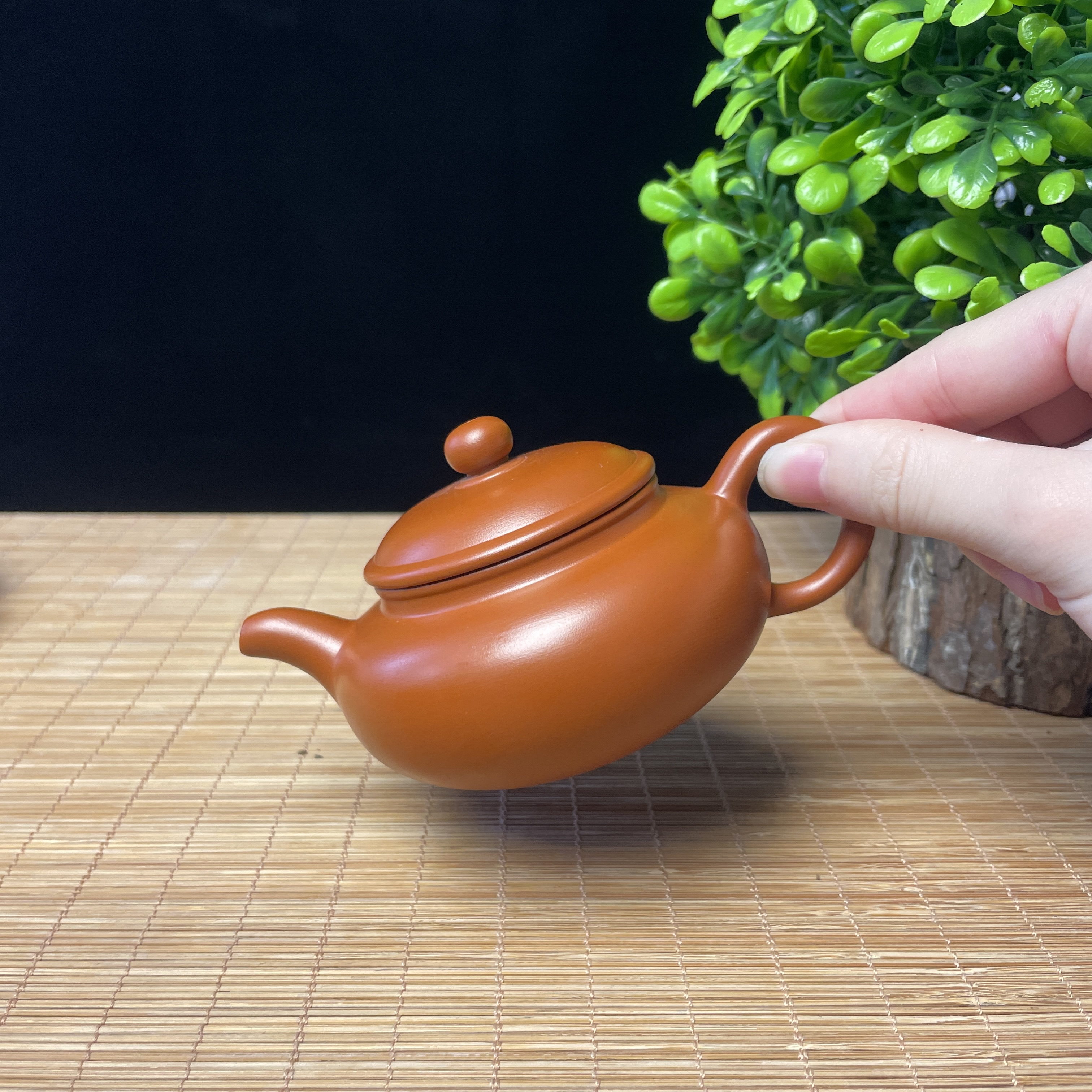 【万壶阁】120ml潮州原矿朱泥仿古壶小容量壶