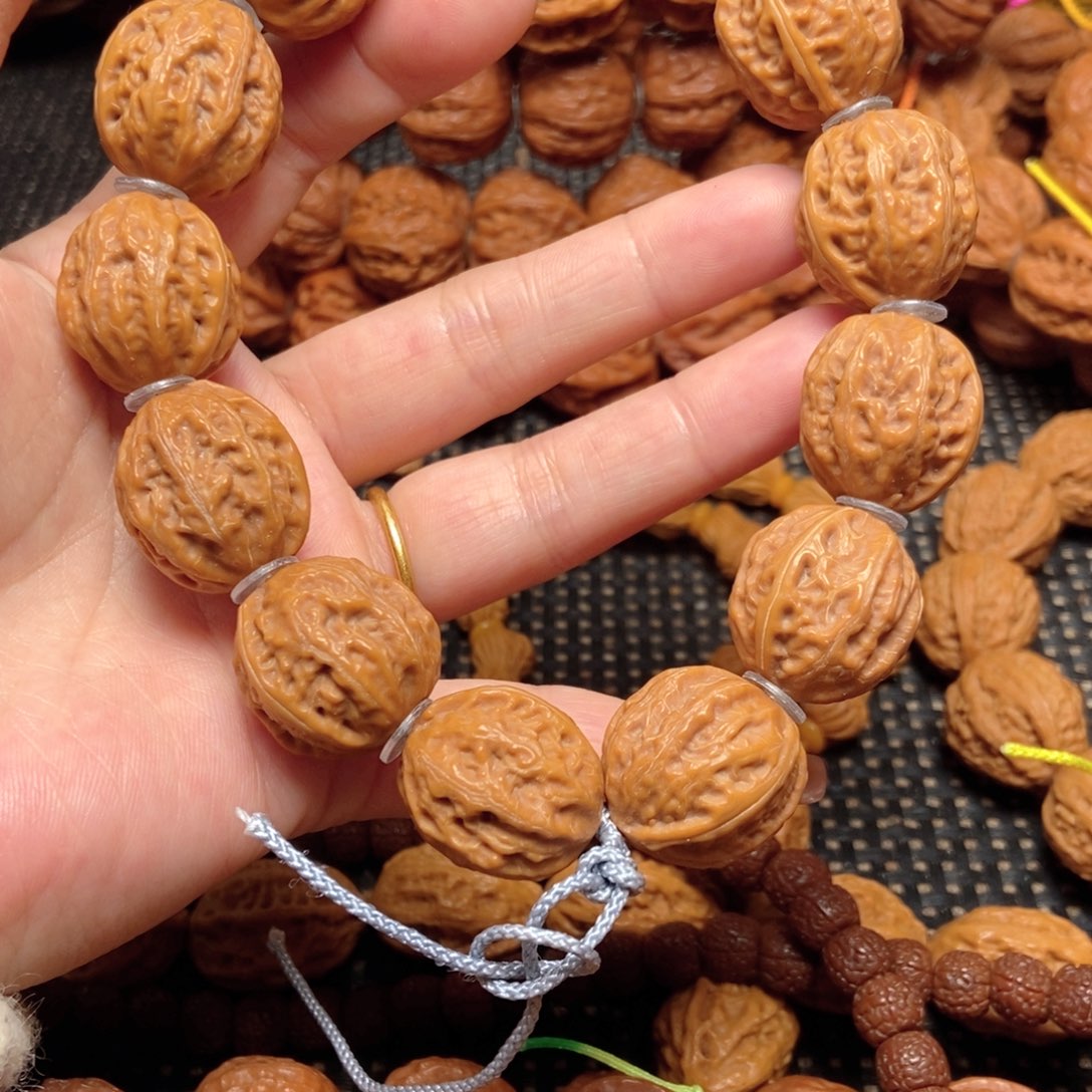 文玩核桃手串小京八棱手串