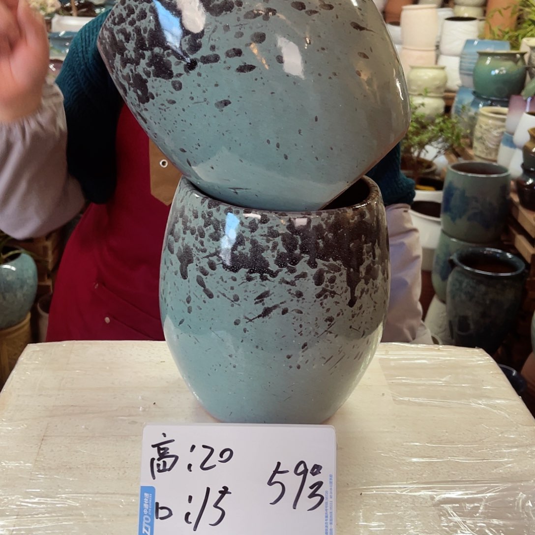 紫砂花盆高度20口径15