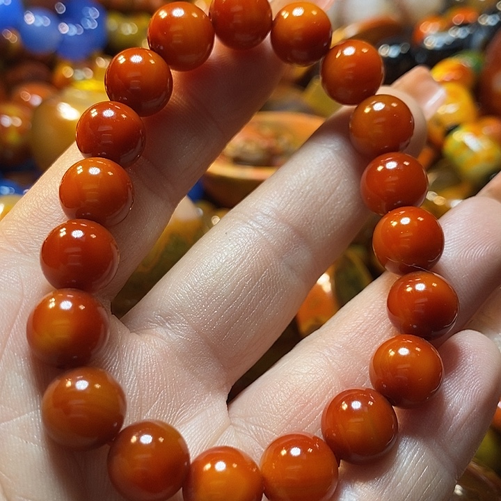 吉***会玛瑙/玉髓未镶嵌手链