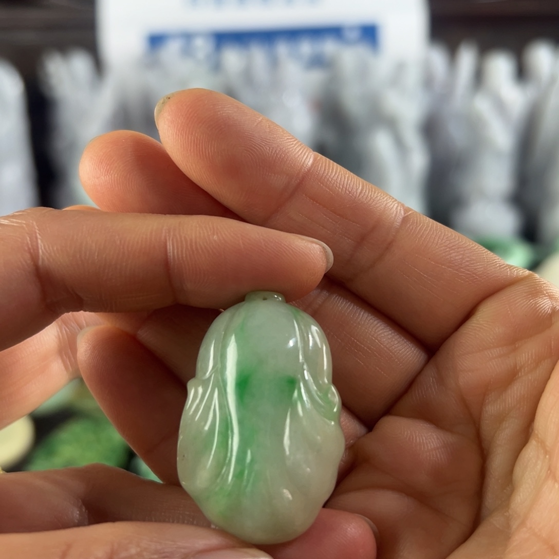 翡翠未镶嵌手镯天然翡翠挂件