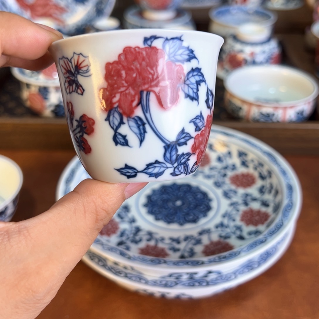 摆件景德镇陶瓷手工手绘