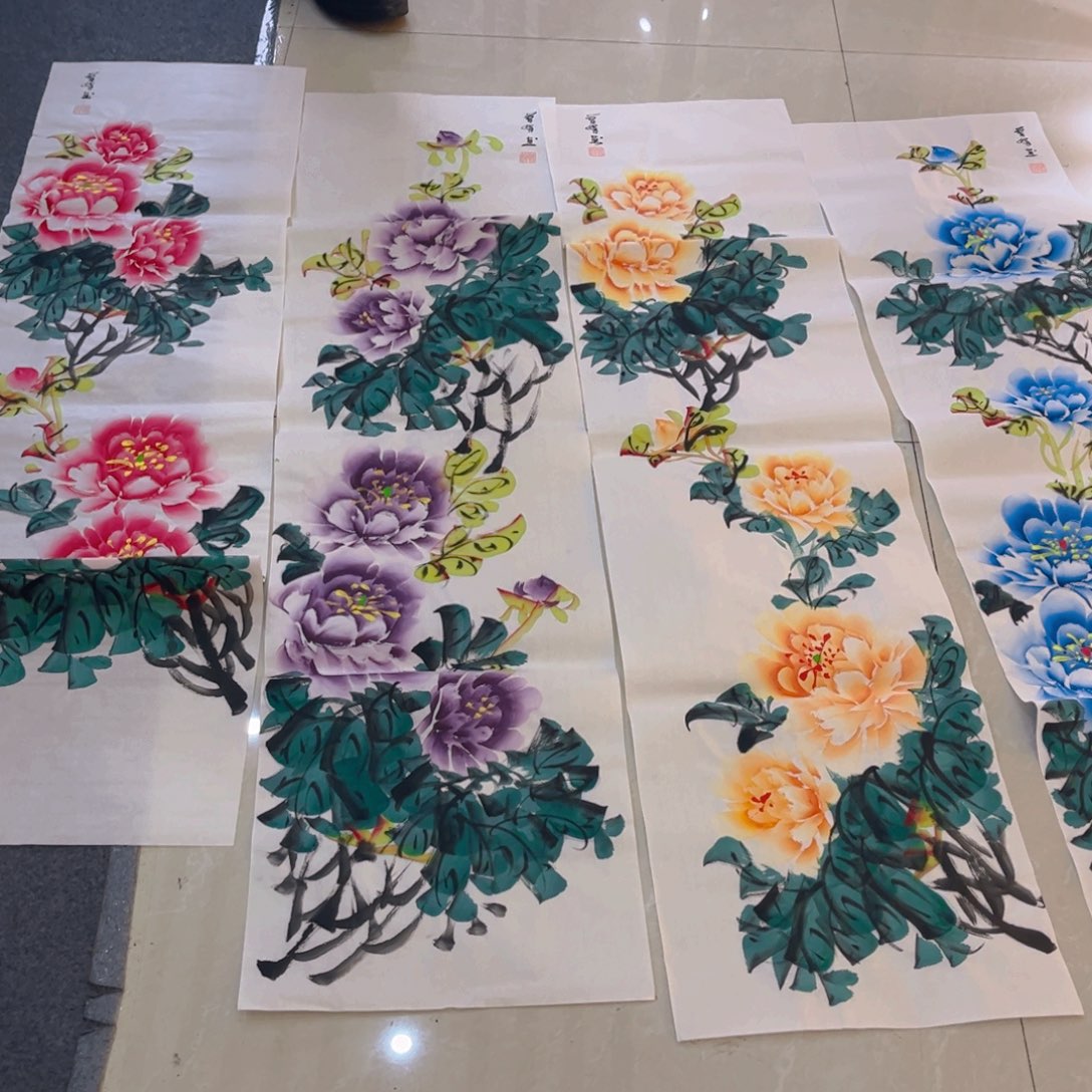 国画WT手绘作品任发