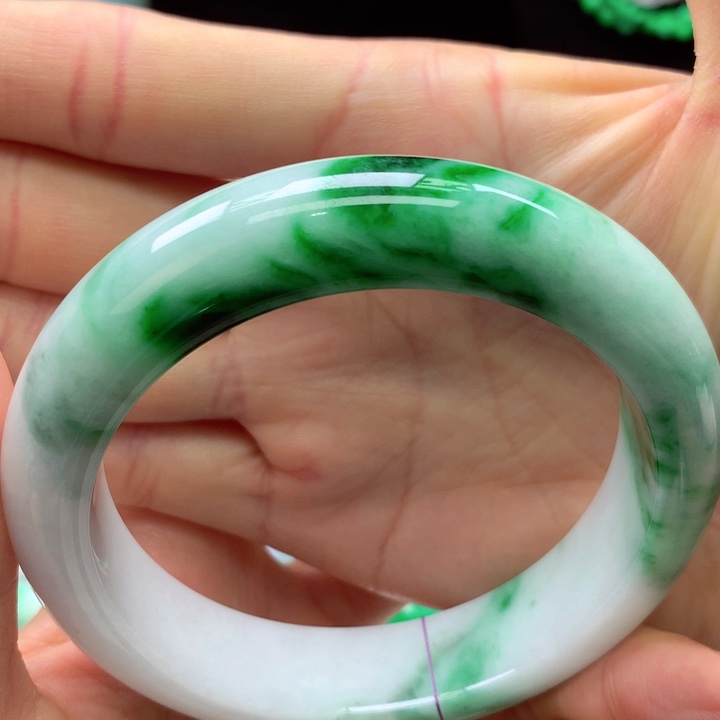 【闪购商品】翡翠手镯未镶嵌天然翡翠手镯