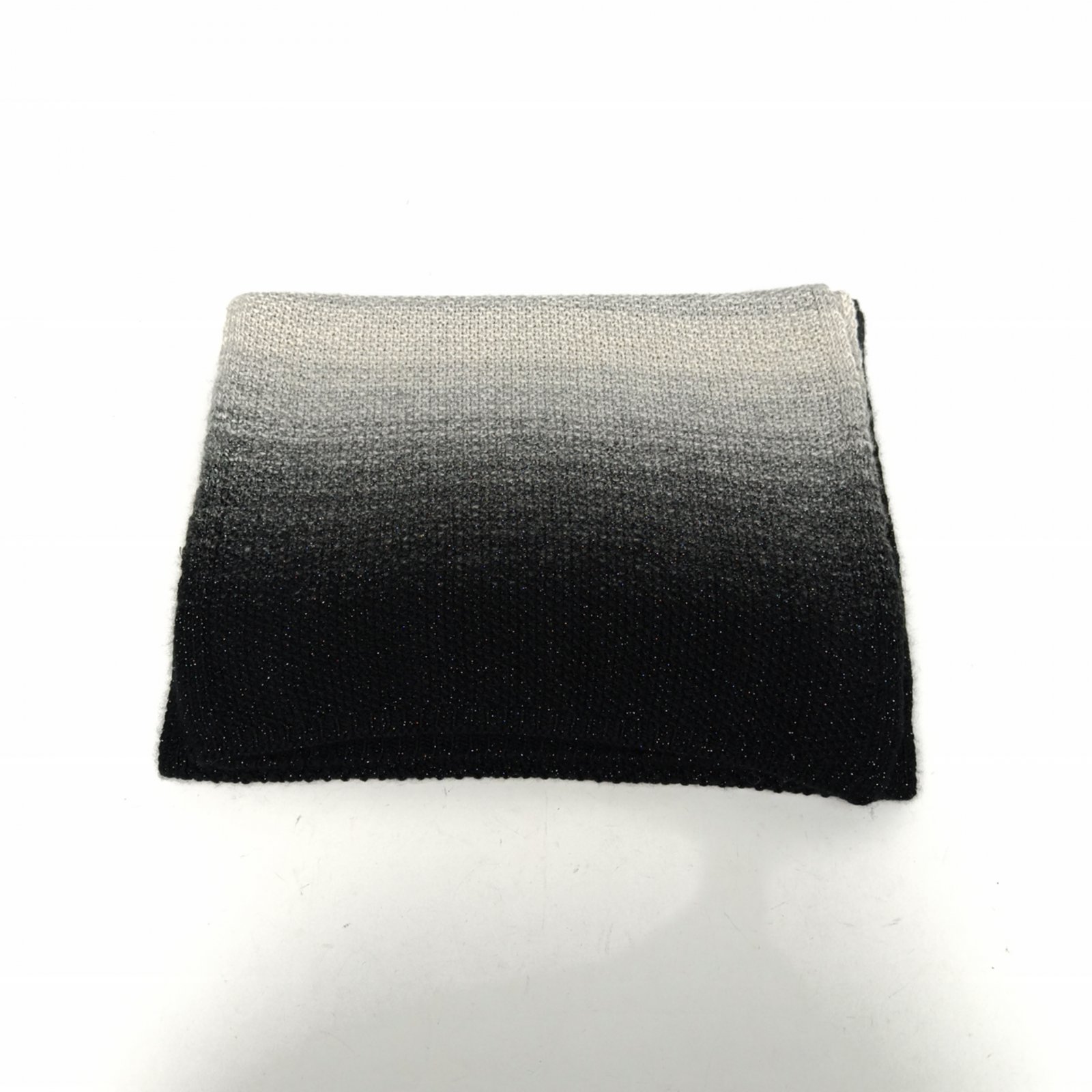 99新 Chanel/香奈儿 花花 渐变色 粘胶纤维绵羊毛 200*35cm 围巾 