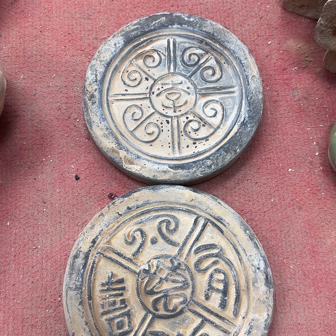 阆***客陶摆件文房四宝精品摆件