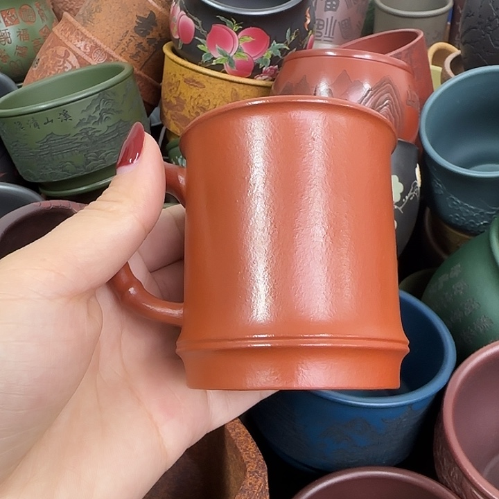 紫砂茶杯紫砂杯主人杯大放漏