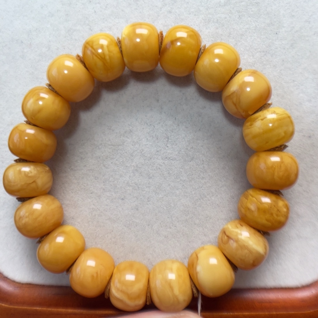蜜蜡未镶嵌手串蜜蜡