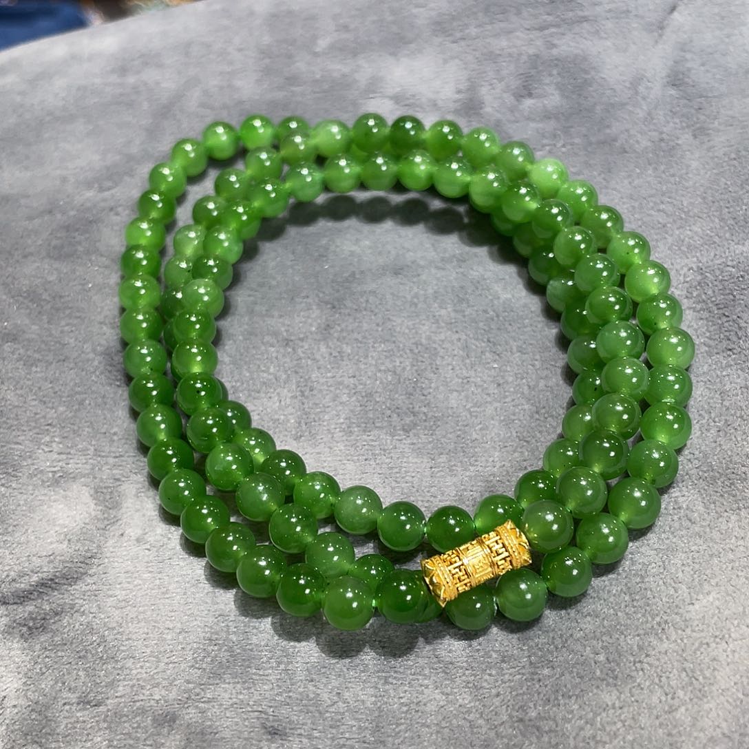 和田玉（碧玉）未镶嵌颈饰