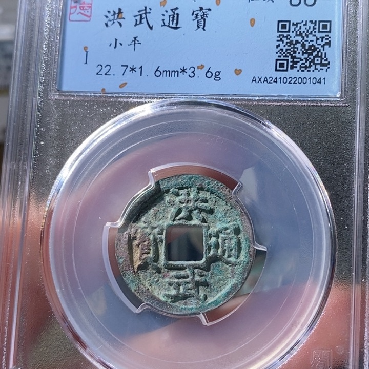 铜5洪武通宝闻德86 1041