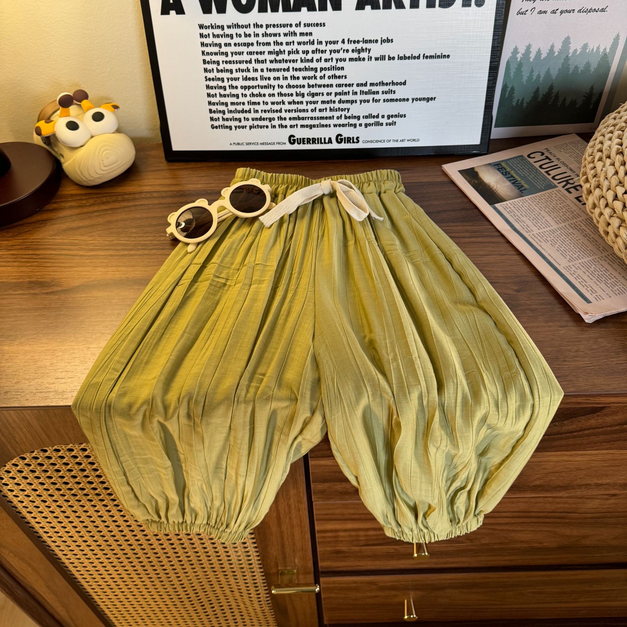 【百搭神裤】男女童夏季轻薄防蚊裤韩版简约潮流时尚百搭宽松长裤