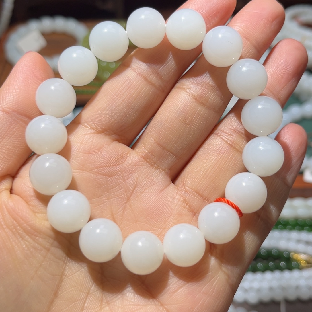 和田玉未镶嵌手链