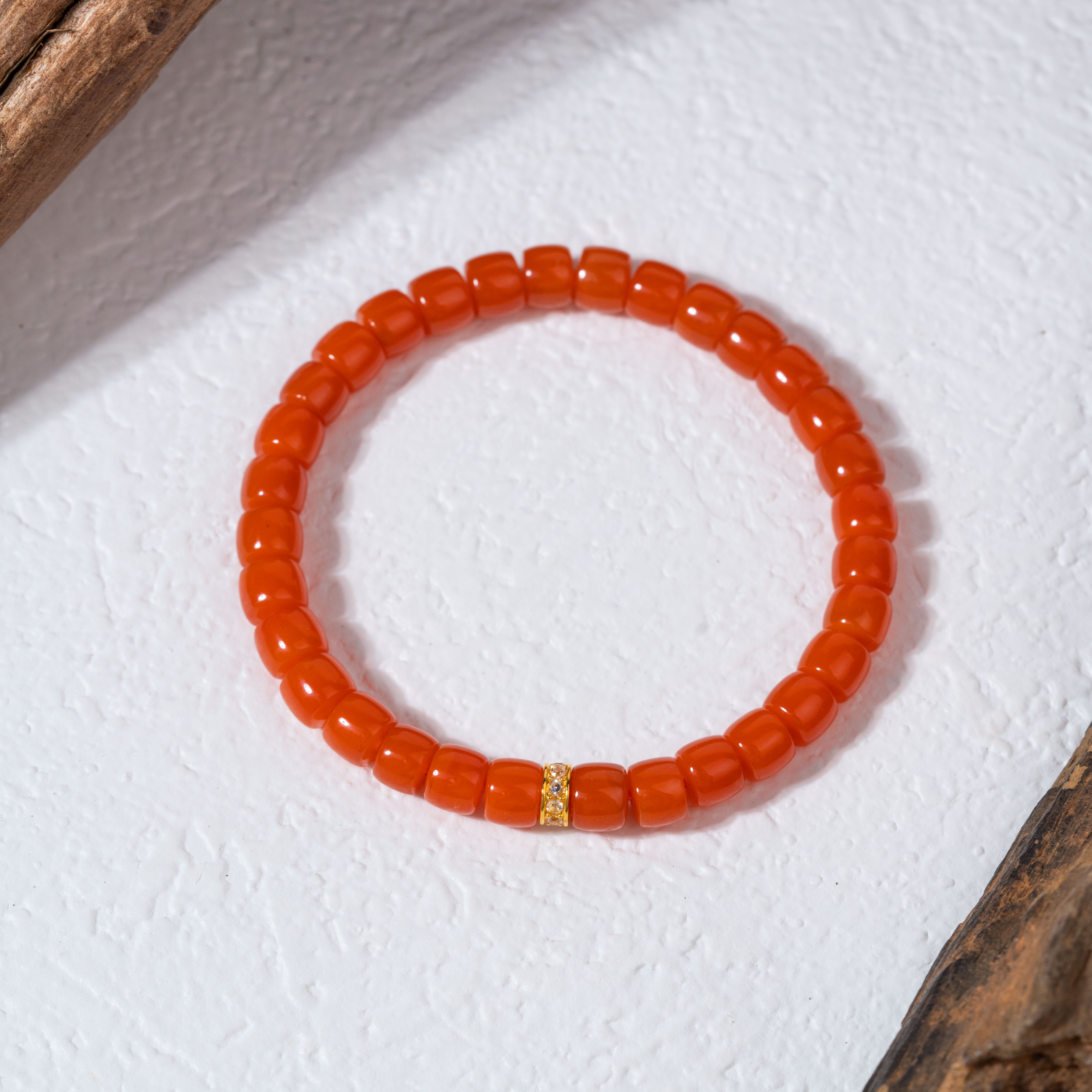 【尊红·直切】南红手串18（天然珠宝多样性发其一）