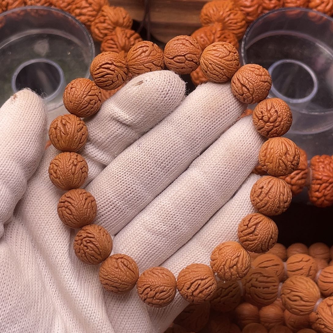 桃核手串绣球手串1.2