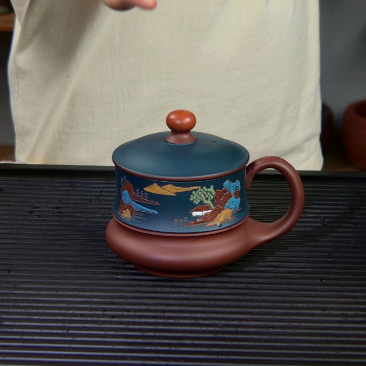 茶杯紫砂高货放漏