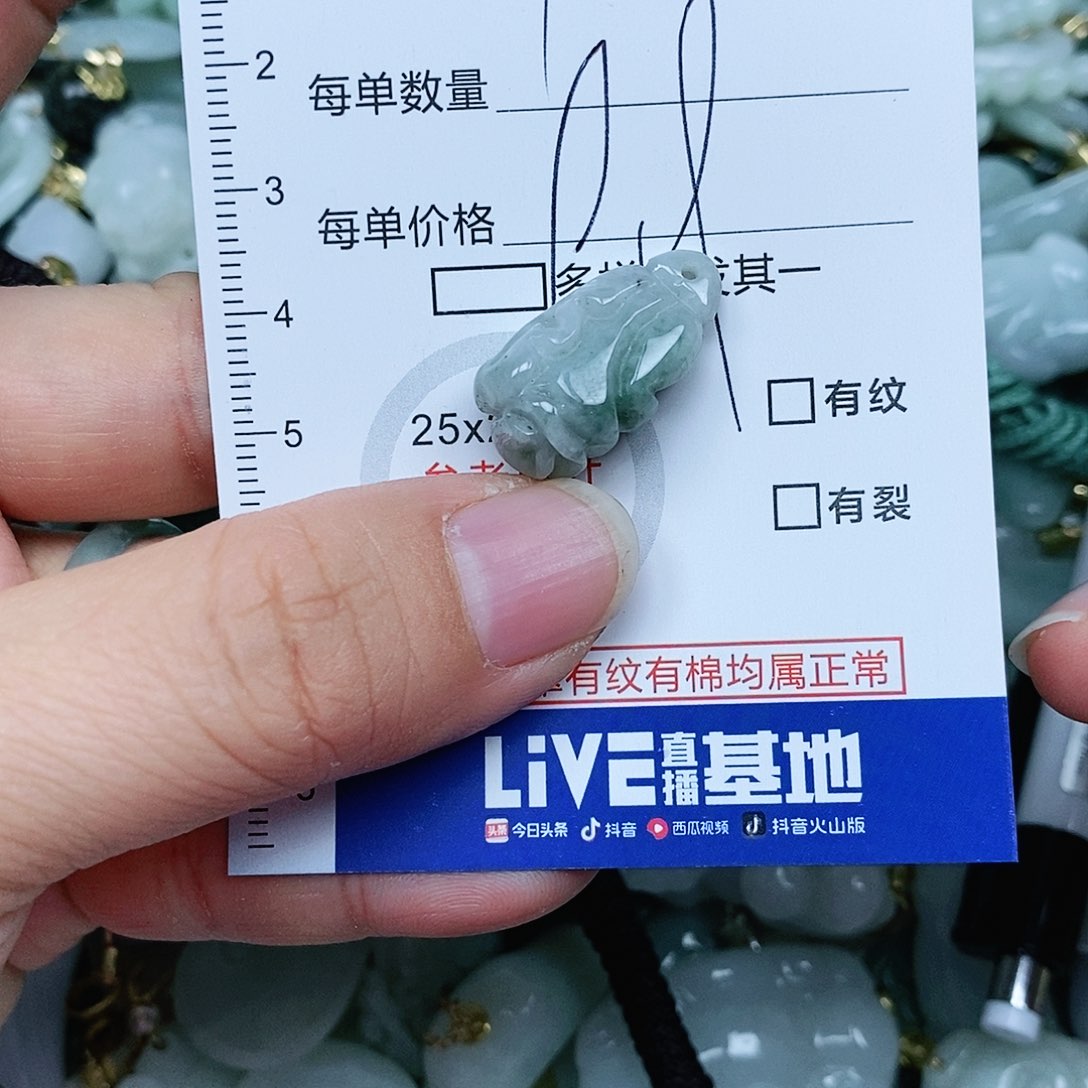 翡翠吊坠(赠链)未镶嵌