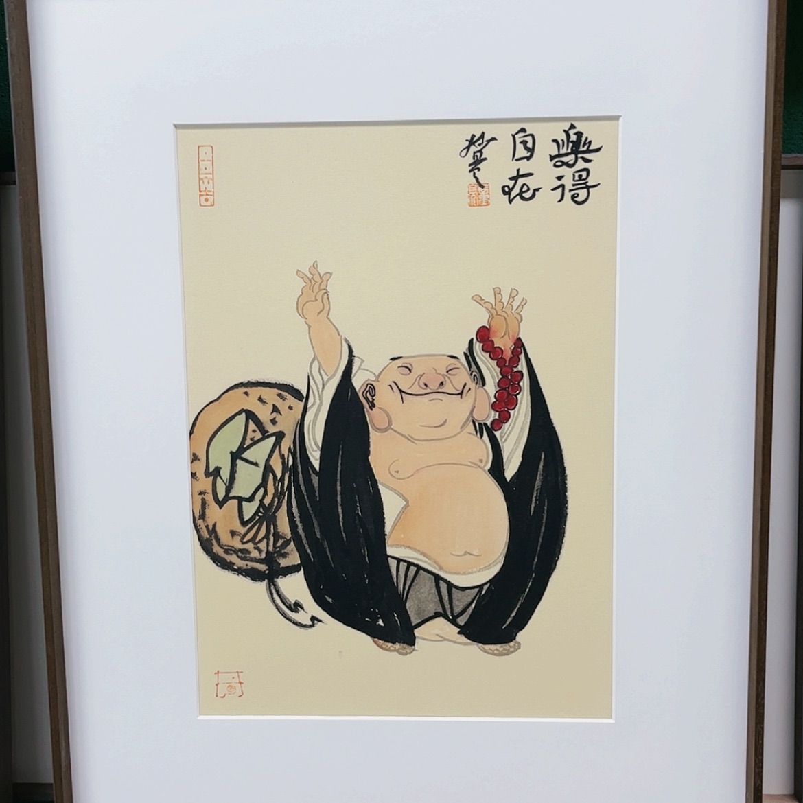 【闪购商品】国画婉**记董亮带框精装裱福利