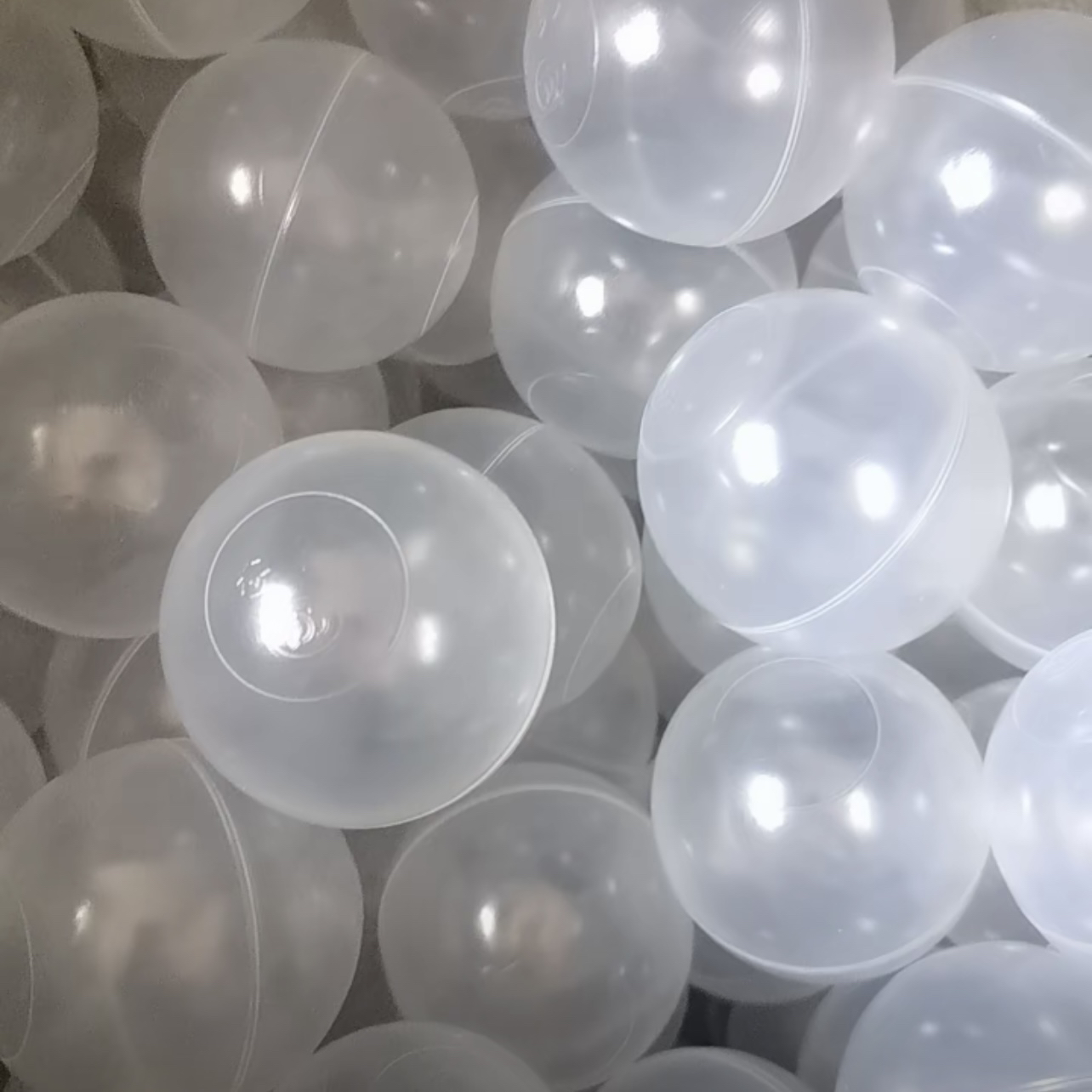 【迎春爱手工】5.5cm7cm8cm超厚透明海洋球DIY手工球材料辅助配件