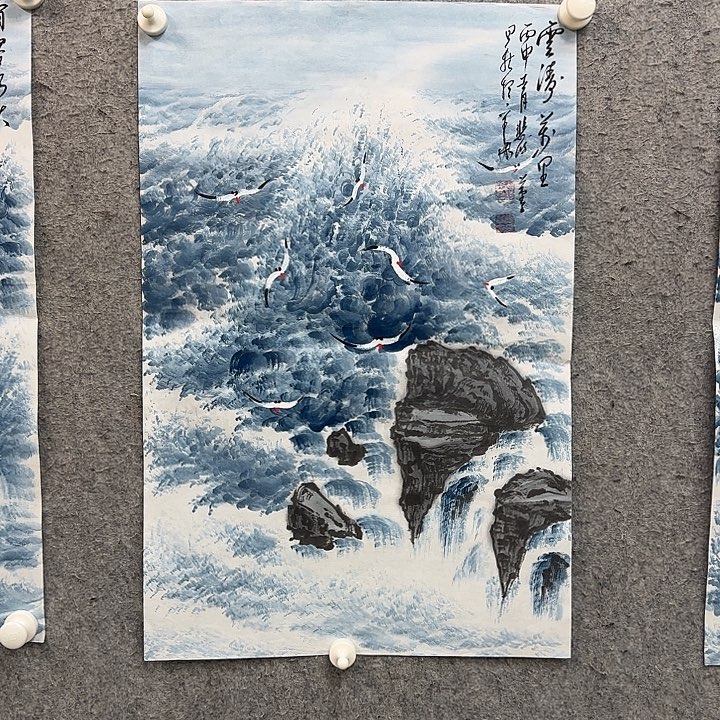 书法作品多次参加