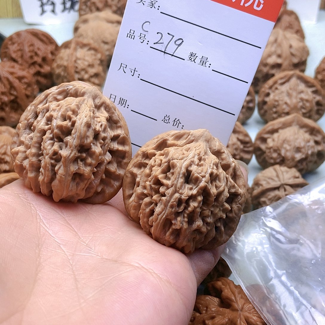 把件桃核就****咯279号平谷楼子44尺