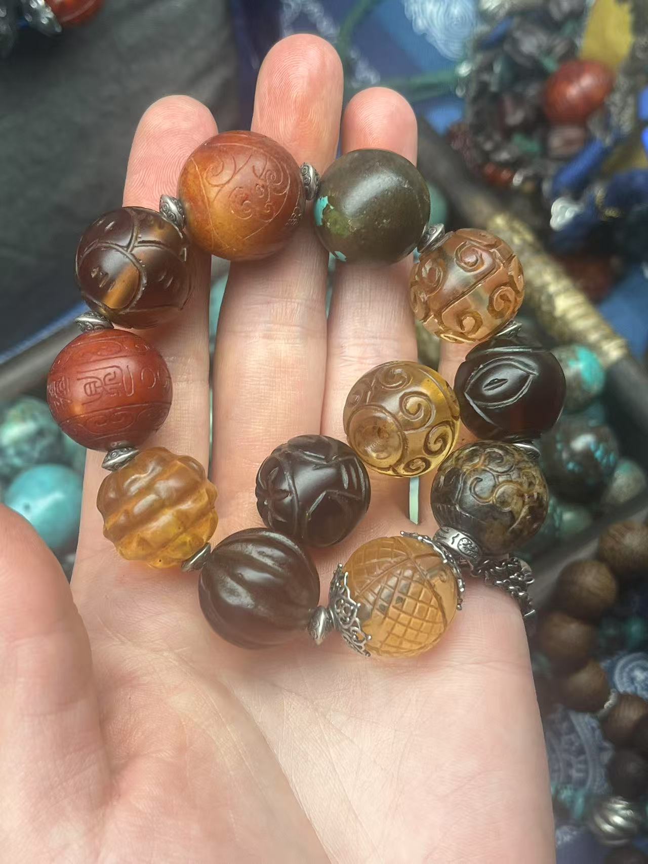 非金属亚克力手链 古风时尚女士手链