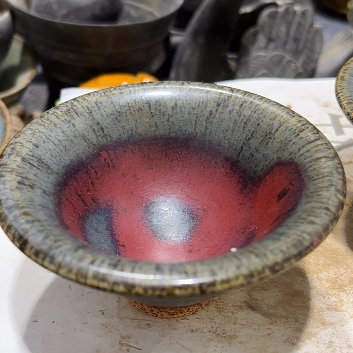 瓦当摆件茶壶茶台陶瓷