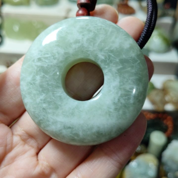 岫玉平安扣未镶嵌