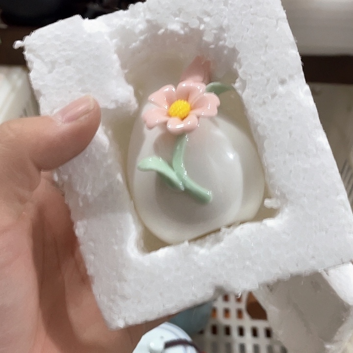 陶瓷茶具全部清清完回家过年