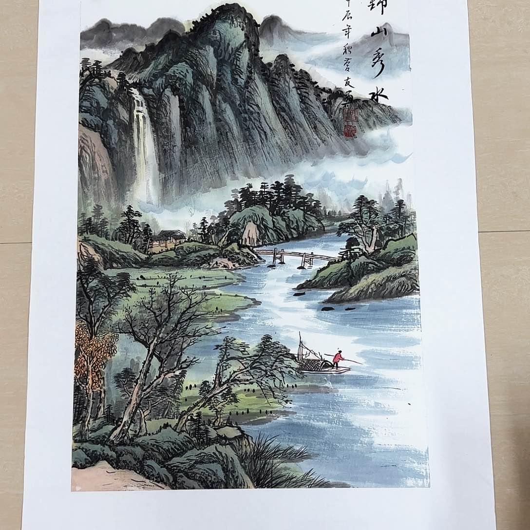 国画佳*堡国画作品展。国画^_^