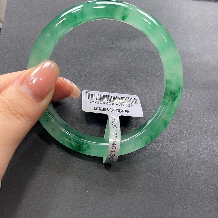 未镶嵌手镯石英质玉（非洲翠）➕非非55