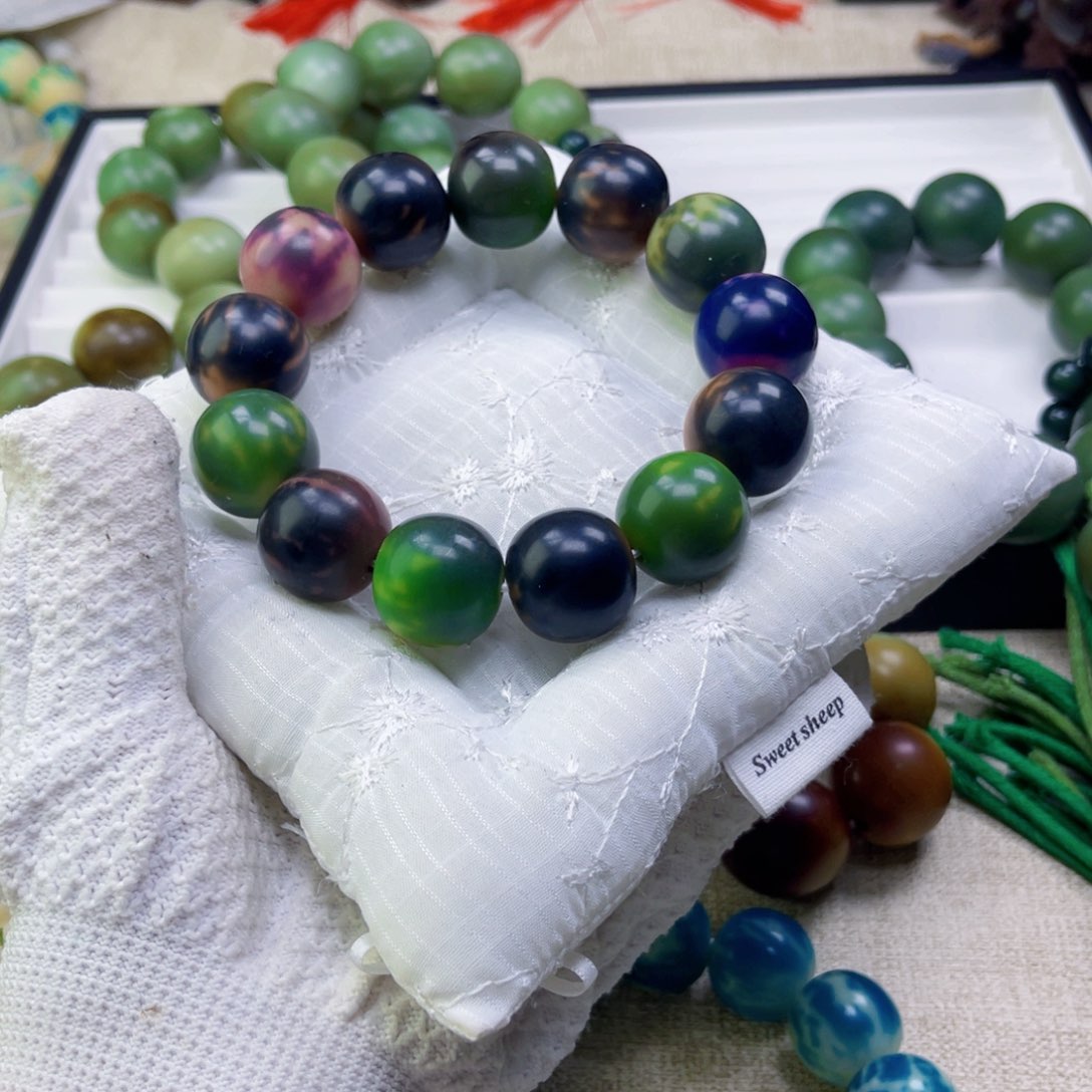 手串菩提根/象牙果卡21干磨12