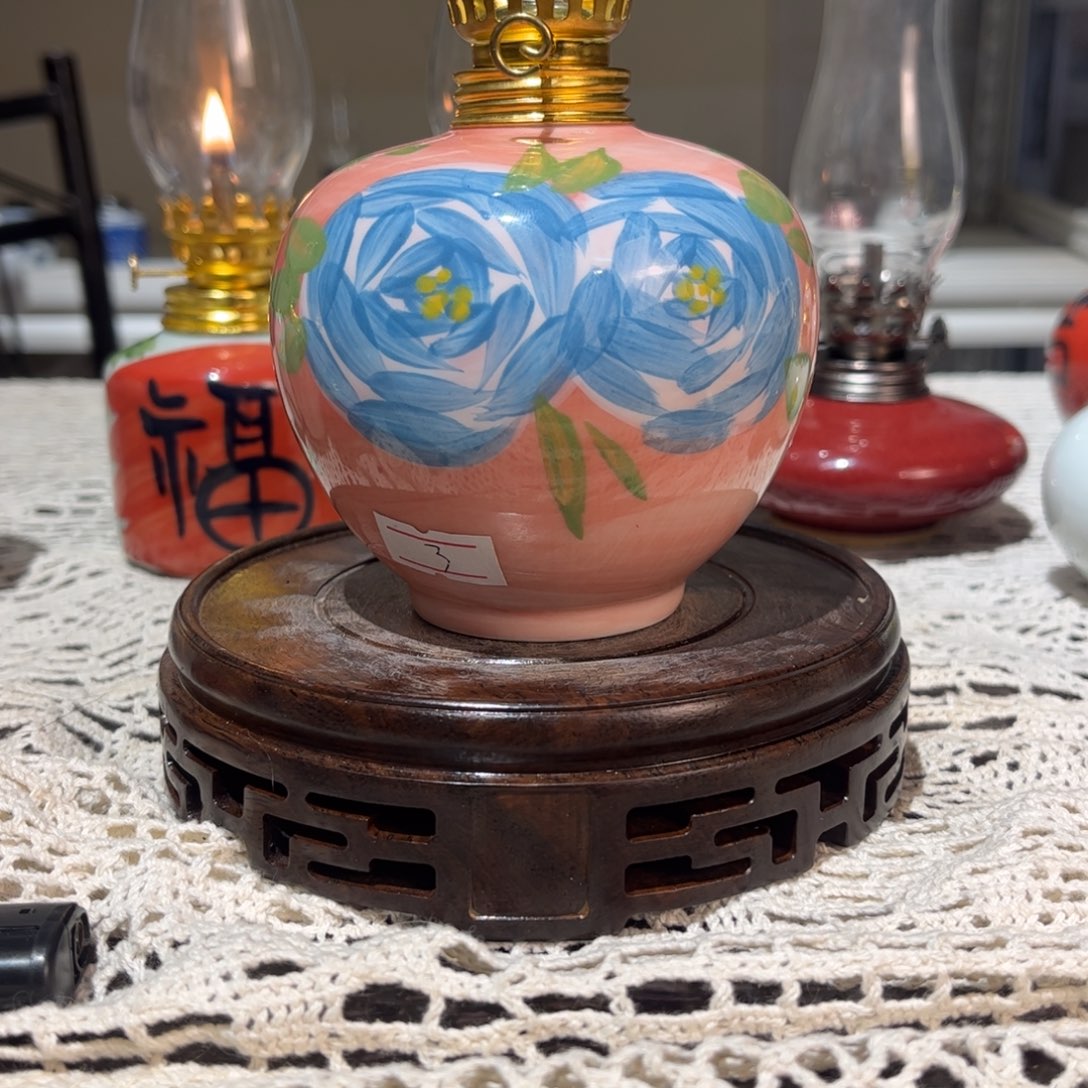 摆件景德镇陶瓷香薰灯