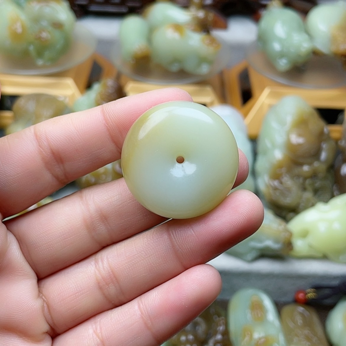 【闪购商品】未镶嵌和田玉挂件木*晗