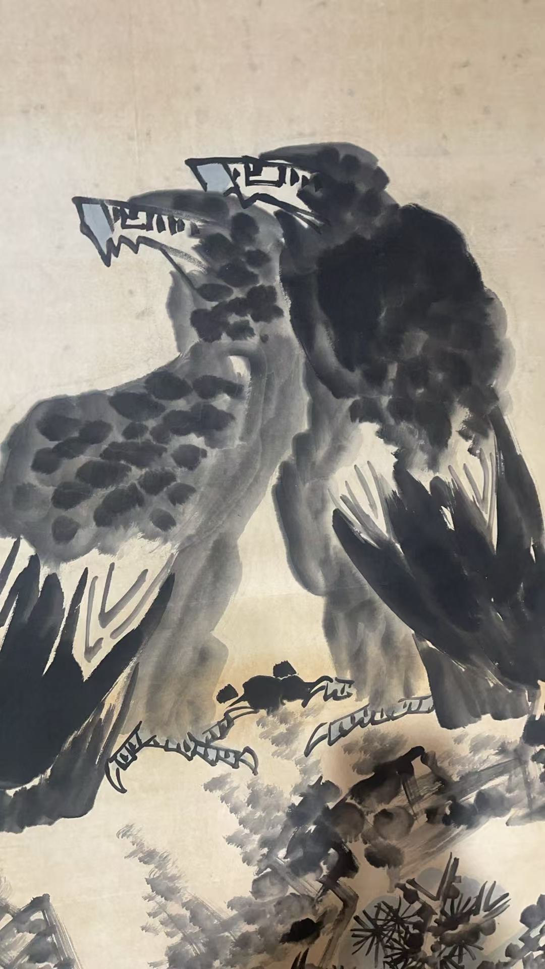 月影铺子甄选装饰画 郑 书法中堂8