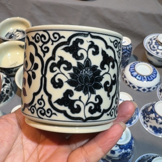 景德镇陶瓷手绘单杯