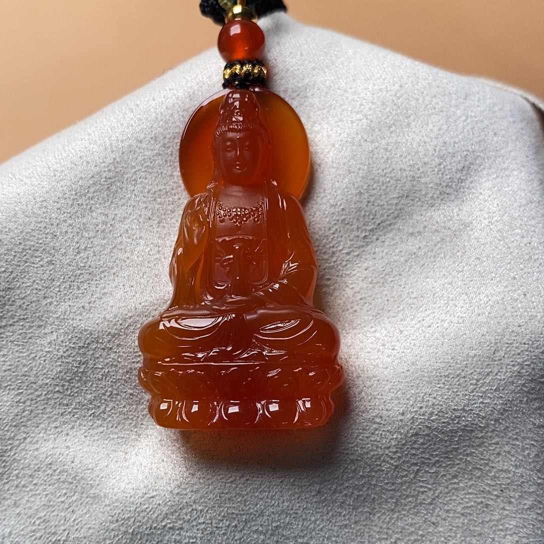 繁***年玛瑙/玉髓未镶嵌颈饰