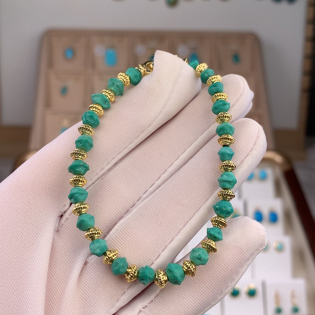 绿松石未镶嵌手链