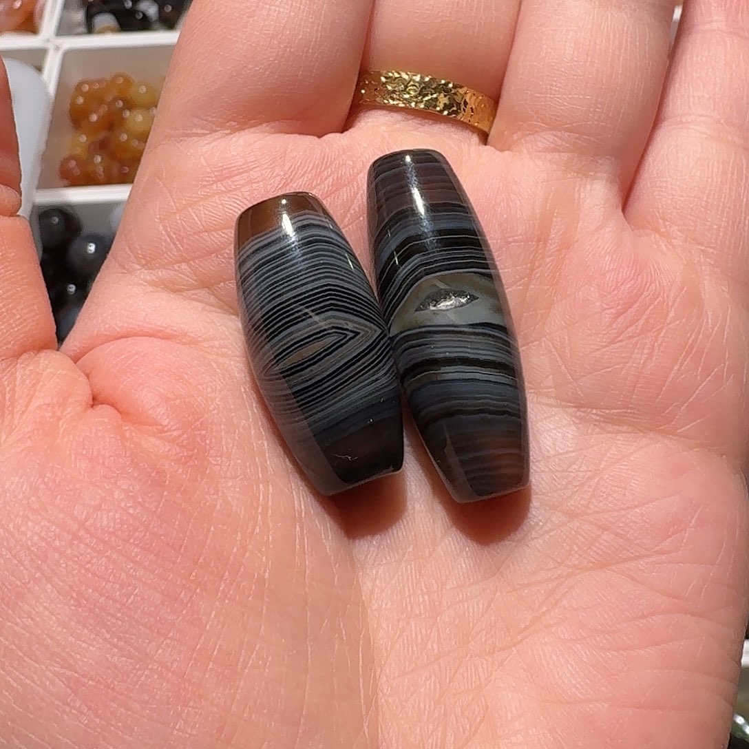 玛瑙/玉髓合金颈饰