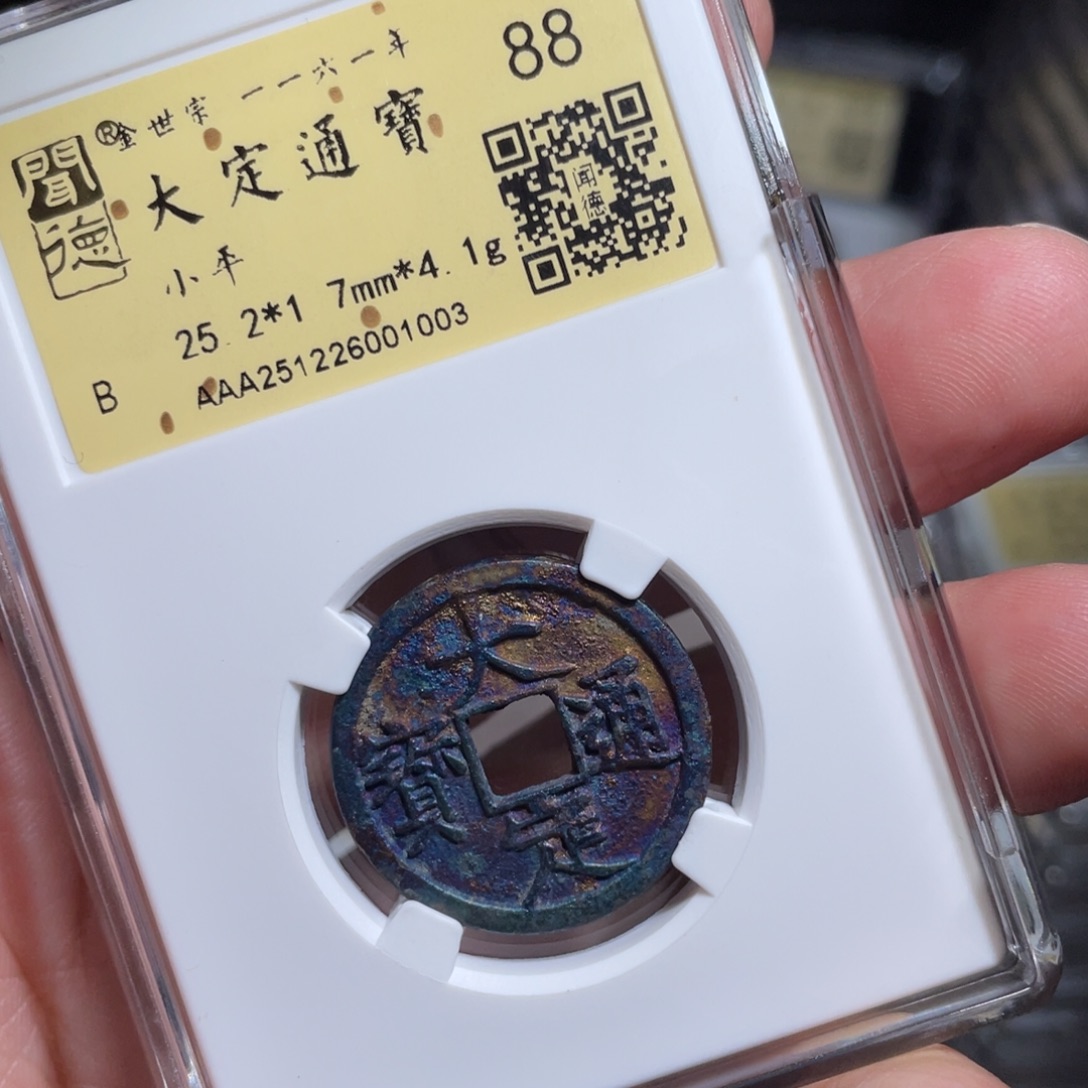 y***7铜鼎一 大定通宝10️⃣0️⃣3