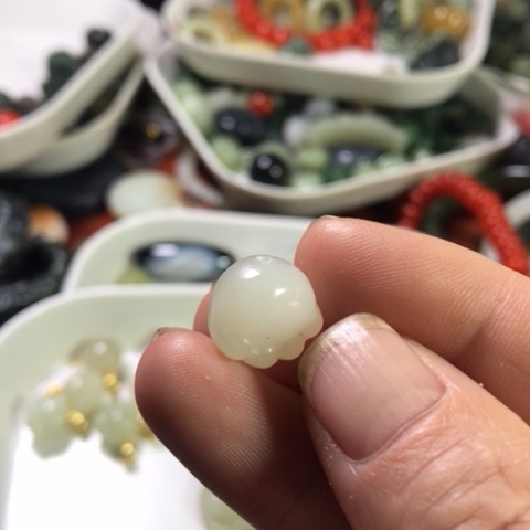未镶嵌和田玉手机链猫爪