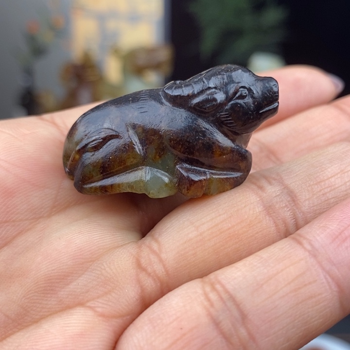 和田玉把件未镶嵌