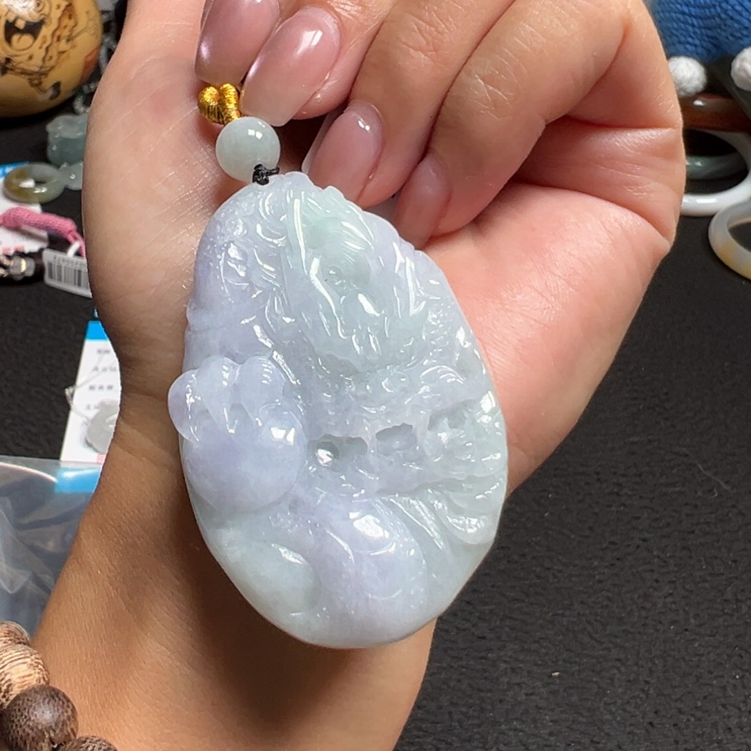 翡翠未镶嵌颈饰天然A货缅甸翡翠