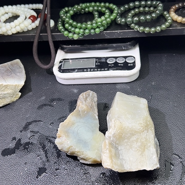 和田玉（糖玉）未镶嵌车挂