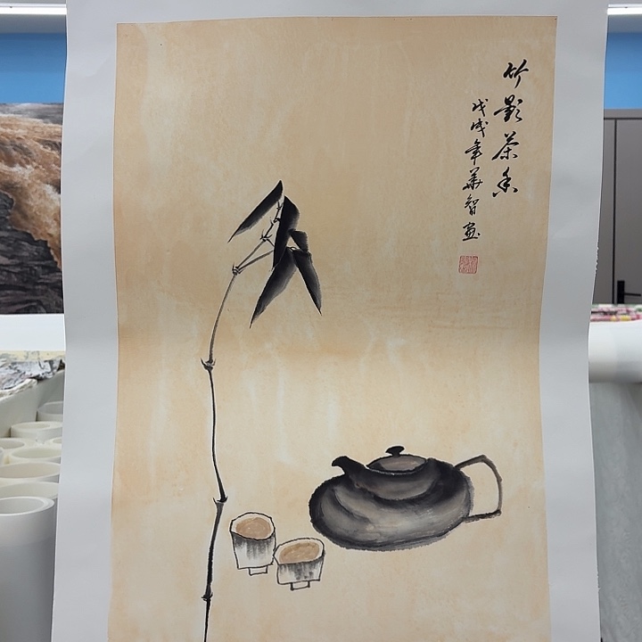 国画手绘国画作品