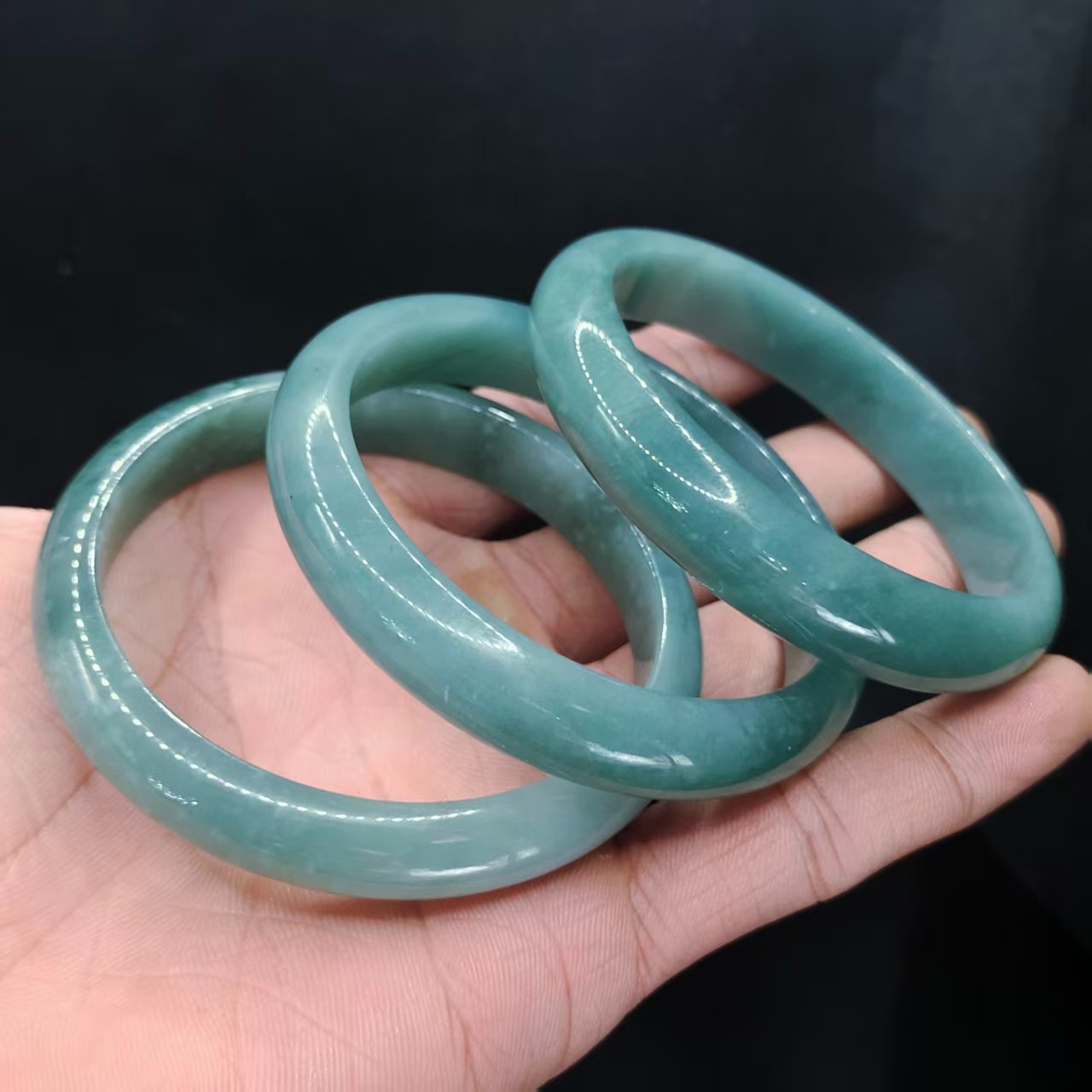 【康康严选】翡翠宽条手镯LW18【多样性发其一】圈口52-64mm